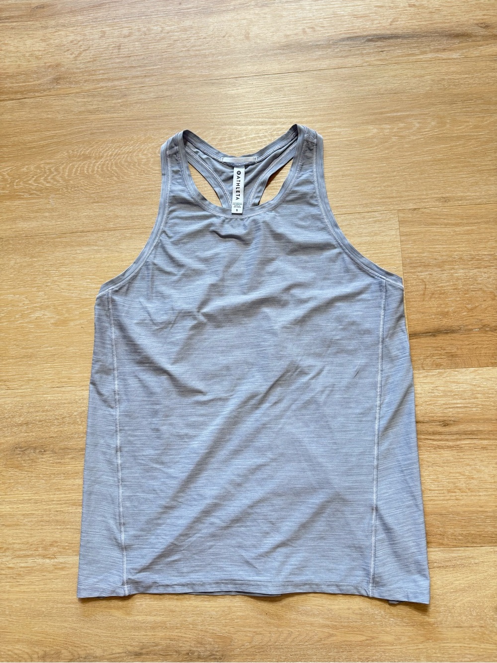 Athleta Heather Gray Racerback Performance Tank